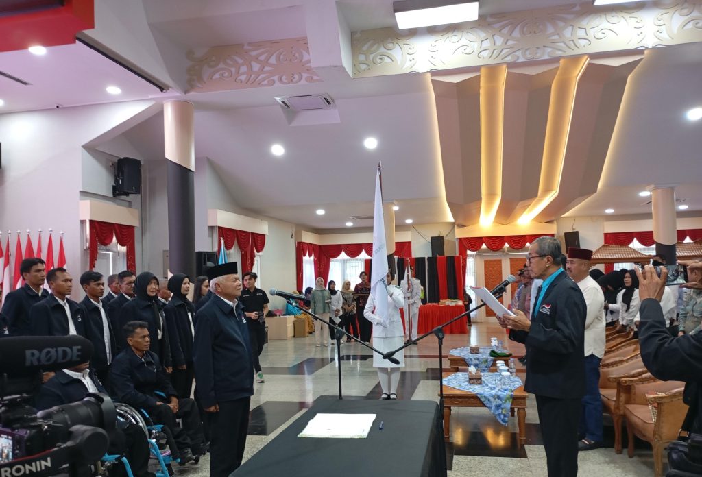 pelantikan Ketua NPCI Kukar di Pendopo Bupati Kukar (Duta Narasi)